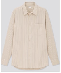 UNIQLO | エクストラファインコットンブロードストライプシャツ(シャツ/ブラウス)