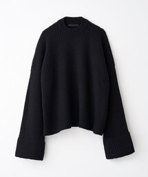 Juha | BOTTLE NECK OVER KNIT(ニット/セーター)
