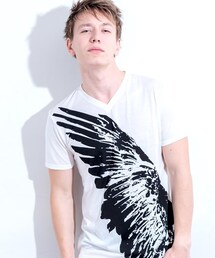 YEVS | ウィングプリント半袖Tシャツ(Tシャツ/カットソー)
