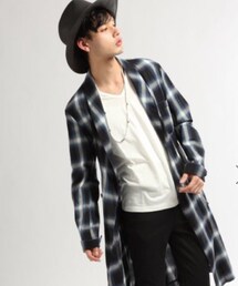 HARE | オンブレ-チェックガウン(その他アウター)