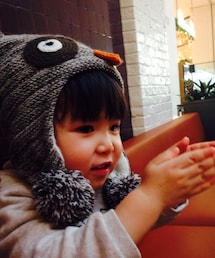 西松屋 | ふくろうさんのニット(ニットキャップ/ビーニー)