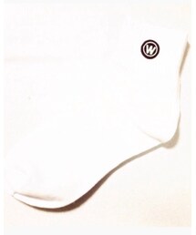 without rulers | embroidery Wappen socks(white) 通販webshop http://wtrs74.buyshop.jp/ https://withoutrulers-uke.stores.jp(ソックス/靴下)