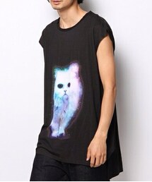 PARADOX | PARADOX - SLEEVELESS LONGTEE BLK-PLUTO

(Tシャツ/カットソー)