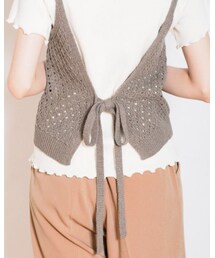 前後2way!後ろはリボンになっています🎀 | キャミソール