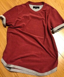 SHIPS JET BLUE | 裾パイピングパイルTシャツ(Tシャツ/カットソー)