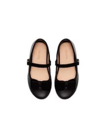 ZARA | レザーリボンバレリーナシューズ
(パンプス)