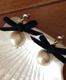 コットンパール(ピアス（両耳用）)