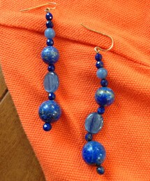 ラピスラズリ ピアス(ピアス（両耳用）)