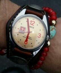ORIS | アンティークORIS（手巻き）と自作ブレスレット(アナログ腕時計)