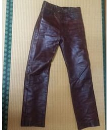 Aero Leathers | 革パン 茶色(その他パンツ)