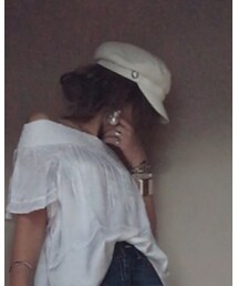 CHOUCHOU | 大ぶりパールフープピアス/イヤリング(ピアス(両耳用))