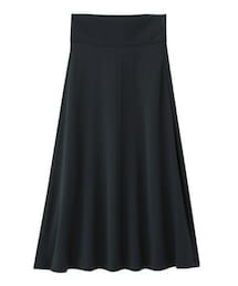 GU | ハイウエストフレアマキシスカートFM(スカート)