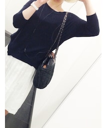 BORNY | BORNY（ ボルニー ） Navy サマーニット(ニット/セーター)