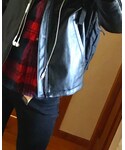 UNIQLO(ユニクロ)の「ジャケット/アウター(ライダースジャケット)」