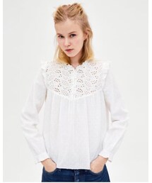 ZARA | ロマンチックトップス(シャツ/ブラウス)