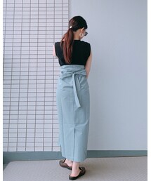 後ろはこんな感じ | スカート