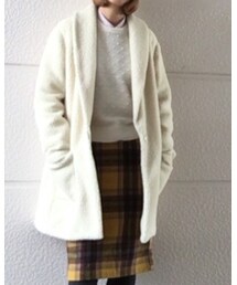 UNIQLO | ボアガウンコート(ダウンジャケット/コート)