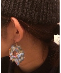 友達の手作り | ピアス（両耳用）