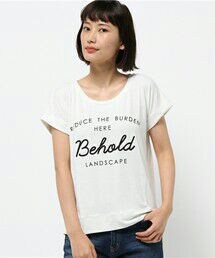 Bou Jeloud | バンブー天竺コード刺繍Tシャツ(Tシャツ/カットソー)