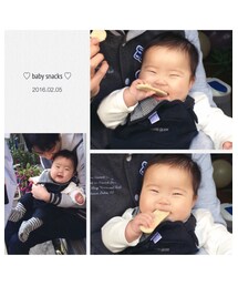 縁側でせんべい♡ | サロペット/オーバーオール