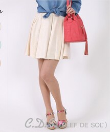 花柄 膨れジャガード BOX フレアー / スカート(スカート)