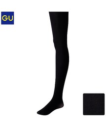 GU | カラータイツ BLACK(タイツ/ストッキング)