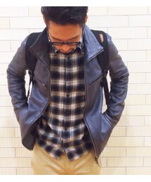 AZ by junhashimoto | レザージャケット(ライダースジャケット)