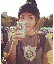 パパ友の作ってるTシャツ | もらったTシャツ。汗だくだったから助かりましてん。(Tシャツ/カットソー)