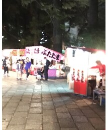 行く途中の神社でやってた屋台 | その他