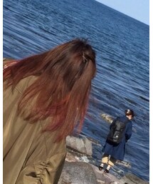 インナーカラー紫 | トップス