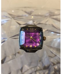 指時計 パープル | ちゃんと仕事します♡(腕時計)