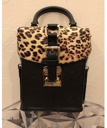 レオパードバッグ | 蓋だけレオパード♡(ショルダーバッグ)