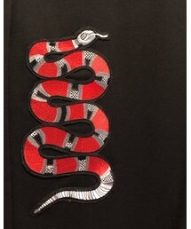 GU | 蛇のワッペン縫い付け♡(スカート)