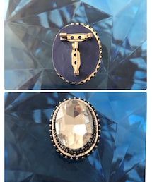 ブローチ | 縦にも横にもつけられるようにした🙆‍♀️(ブローチ/コサージュ)