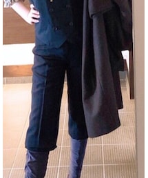 BURBERRY | ブーツインやロールアップして長さを変えています🙆‍♀️(パンツ)