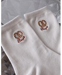 100円均一 | プレッツェルがバッグとオソロ🙆♀️(ソックス/靴下)