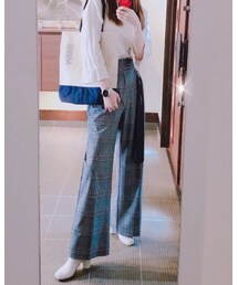 ZARA | グレンチェック♡(パンツ)