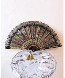 団扇 | もとは白だったのを重厚感を出したくて黒に塗りました✨(扇子/うちわ)