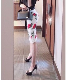 タイトスカート | バラ柄🌹✨(スカート)