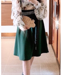 GU | （GU）フロントジップスカート(スカート)