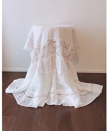 リメイク・スカート | カフェカーテンを裾に足してロング丈＆ボリューム出しました♬(スカート)