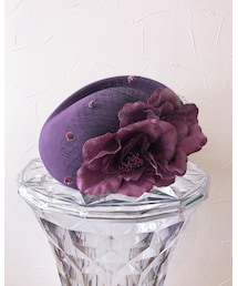 Beauty first | 大きなコサージュが美しいトーク帽♡(帽子)