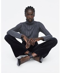 ZARA | ハイネックリブ編みセーター 3990円(その他)