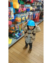 DAISO | なぜかヘルメットを被った(笑)(おもちゃ)