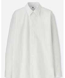 UNIQLO | エクストラファインコットンブロードストライプシャツ(シャツ/ブラウス)