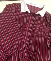 NICE CLAUP | ストライプシャツ(シャツ/ブラウス)