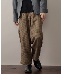 MONO-MART | TRタックワイドパンツ テーパードスラックス(スラックス)