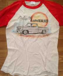 古着染み込みプリントラグラン(Tシャツ/カットソー)