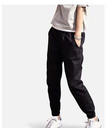 UNIQLO | ジョガーパンツ NAVY(デニムパンツ)