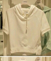 jouetie | 半袖ショート丈パーカー(パーカー)